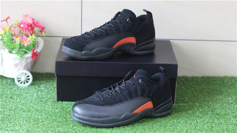 Air Jordan 12 Retro Low Olive Black Max Orange